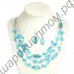 Гарнитур (серьги + колье) Glass Beads & Natural Stone Holiday Styles