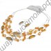 Гарнитур (серьги + колье) Glass Beads & Natural Stone Holiday Styles