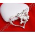 Брошь Bridal Bridesmaid Rhinestone Heart