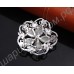 Брошь New Bridal Bridesmaid Rhinestone pearl flower