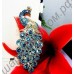 Украшение для телефона Sky Blue's Peacock