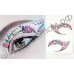 Цветная временная тату на глаза (на веко, бровь, висок) Eye Liner Sticker Shadow
