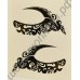 Цветная временная тату на глаза (на веко, бровь, висок) Eye Liner Sticker Shadow