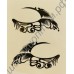 Цветная временная тату на глаза (на веко, бровь, висок) Eye Liner Sticker Shadow