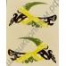 Цветная временная тату на глаза (на веко, бровь, висок) Eye Liner Sticker Shadow