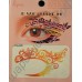 Цветная временная тату на глаза (на веко, бровь, висок) Eye Liner Sticker Shadow