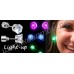 Светящиеся серьги-гвоздики LED