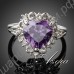 Кольцо Plated Purple Heart