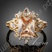 Кольцо Fancy Brand Design 18K Real Gold Plated