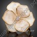 Кольцо Flower Ring Austrian Crystal Adjustable 18K Real Gold Plated