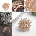Кольцо ROXI Fashion Rose Gold Plated Pearl Flower Ring Party