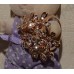 Кольцо ROXI Fashion Rose Gold Plated Pearl Flower Ring Party