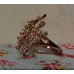Кольцо ROXI Fashion Rose Gold Plated Pearl Flower Ring Party
