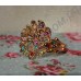 Кольцо 18K Rose Gold Plated Drill Peacock Ring Nice