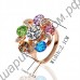 Кольцо Authentic Austrian crystal crystal ring 18 k platinum