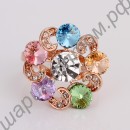 Кольцо Authentic Austrian crystal crystal ring 18 k platinum