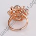 Кольцо Authentic Austrian crystal crystal ring 18 k platinum