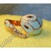 Кольцо snake ring 18 k rose gold zircon jewellery medusa