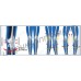 Корректор кривых ног, три бандажа для коррекции кривизны ног